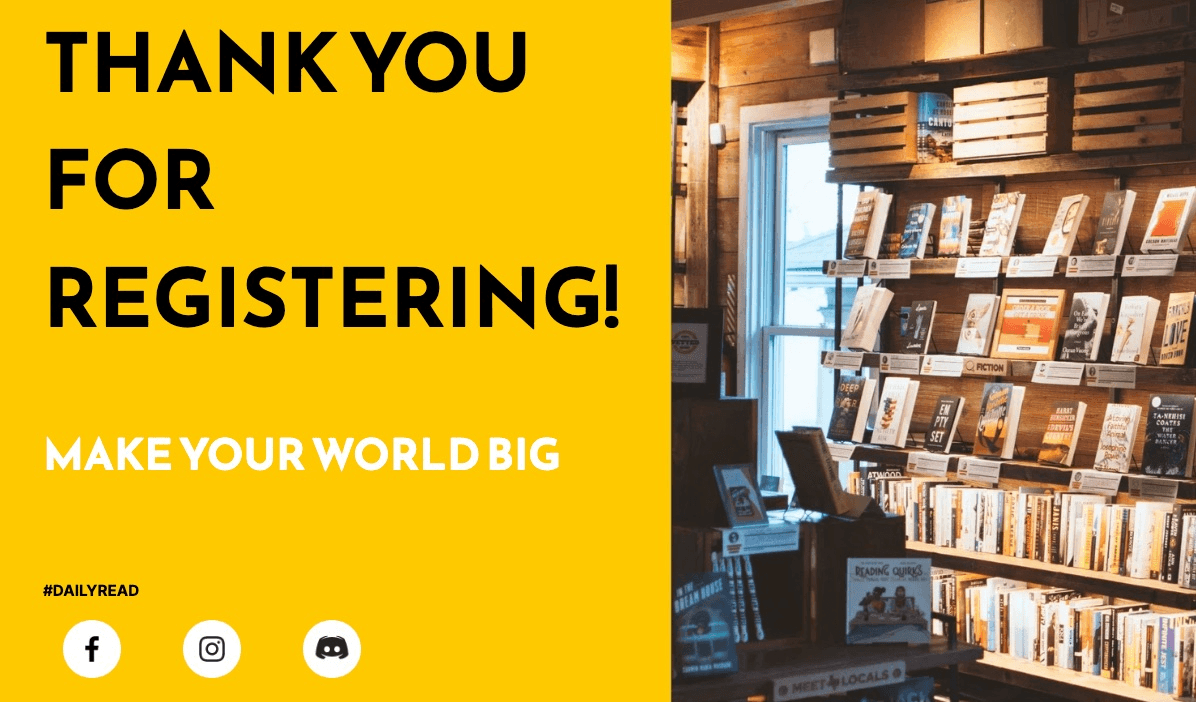 null Daily Read Template for Your Social Media Contest